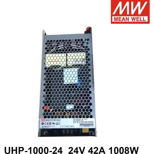 MEAN WELL UHP-1000-24 110V/220V AC TO DC 24V 42A 1008W Single Output Switching Power Supply Meanwell PFC Transformer UHP-1000
