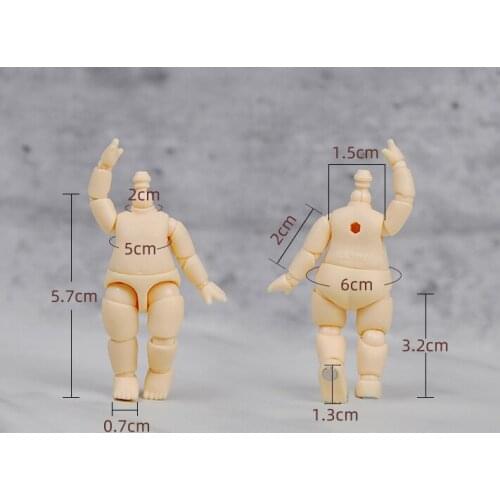 Ymyosomes can be connected to blind boxes such as Bubble Mart BJD baby head GSC clay man and OB11 can be moved doll accessories