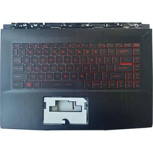 New Laptop English Keyboard For MSI GF65 16W1 GF65VR US Keyboard With Palmrest Upper Cover With Backlit