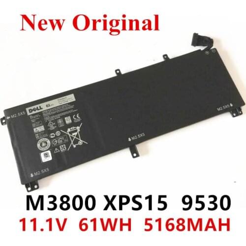 New Original Laptop Replacement Li-Ion Battery for DELL Precision M3800 XPS15 9530 T0TRM 11.1v 5168mAh 61wh/91wh