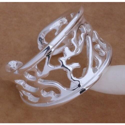 Wholesale High quality silver plated Fashion jewelry rings WR-038