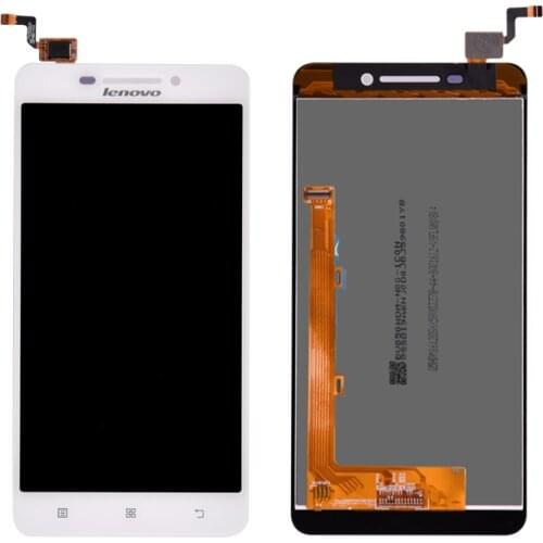 Original For Lenovo A5000 LCD Display With Touch Screen Digitizer Assembly Black White Color Free shipping