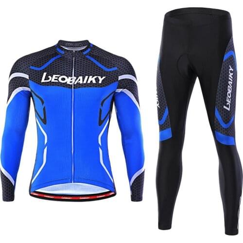 Pro Team Mens Long Sleeve Cycling Jersey Set Men Bicycle Clothing Mtb Road Bike Clothes Summer Cycle Wear Breathable Sports Wear
