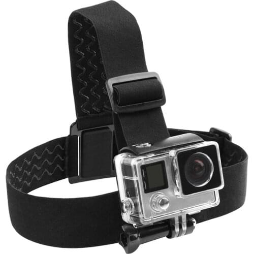 Adjustable Anti-slip Head Strap Belt Universal Camera Mount Holder Band Adapter for GoPro Sjcam Yi Action Sports Camera