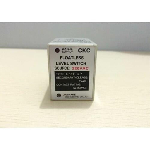 1pc C61F-GP 8 Pin Liquid Level Relay Floatless Relay Water Level Control Pump Automatic Switch 12VDC 24VDC 110VAC 220VAC