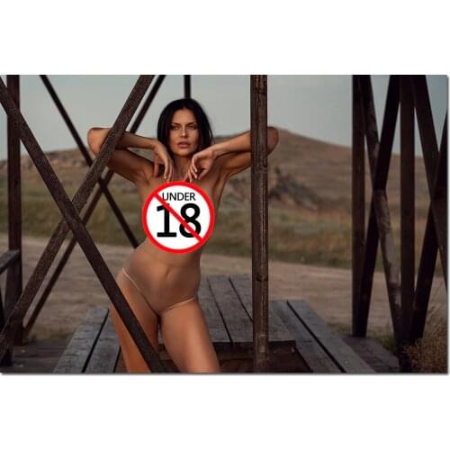 Modern Art Sexy Model Posters and Prints Canvas Paintings Wall Pictures for Living Room Decor