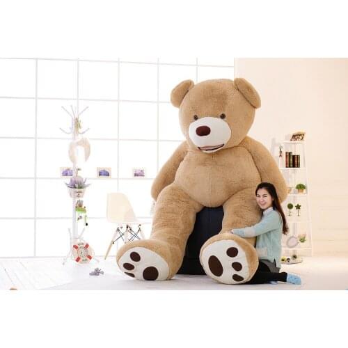 Super huge 102 inch smile bear plush toy , about 260cm teddy bear plush toy bear doll sleeping pillow toy surprised gift w9498