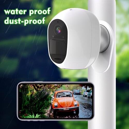 Smart Tuya Solar IP Camera Support Alexa Google Outdoor IP65 Waterproof Two Way Audio Rechargeable Cloud WiFi Camera