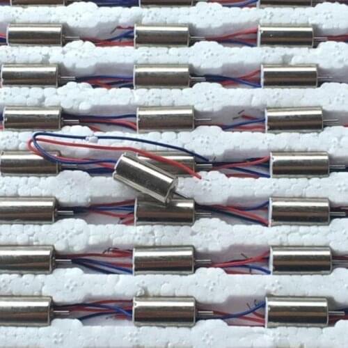 1pc 6*12mm hollow core cup motor micro DC motor high speed motor DC3.7V 63855RPM/min