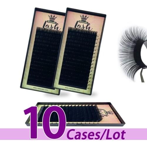 10case/lot Wholesale handmade 100% real mink eyelashes private label natural synthetic makeup the best eyelashes extension