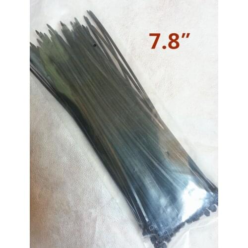 100pcs/lot wholesale 2.6*200mm Self-locking Plastic Nylon Cable Ties Wire Zip Tie
