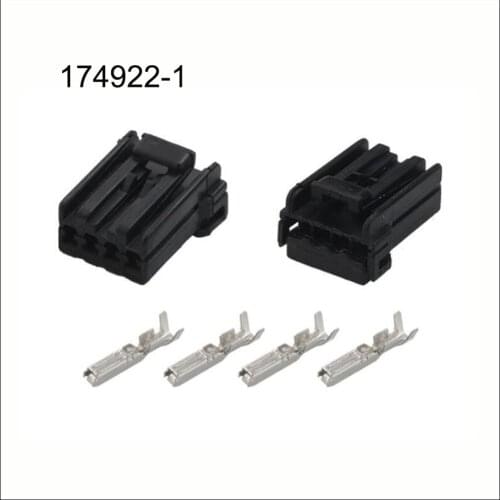 174929-1/174922-1 car wire male connector Harnes cable 4 pin automotive waterproof plug Include terminals DJ7044Y-1.8-21