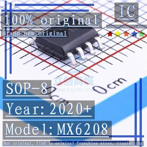 2020+100% Brand new original 20PCS-100PCS MX6208 SOP-8 DC motor drive chip