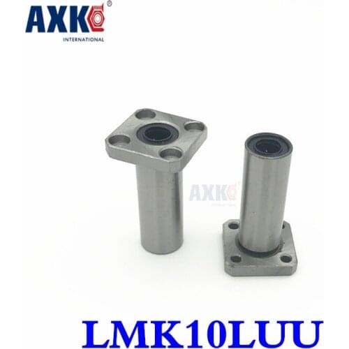 2019 Special Offer Axk Cnc Router Parts Linear Rail Hot Sale 2pc Lmk10luu Long Type 10mm Flange Linear Bearing Cnc Bush