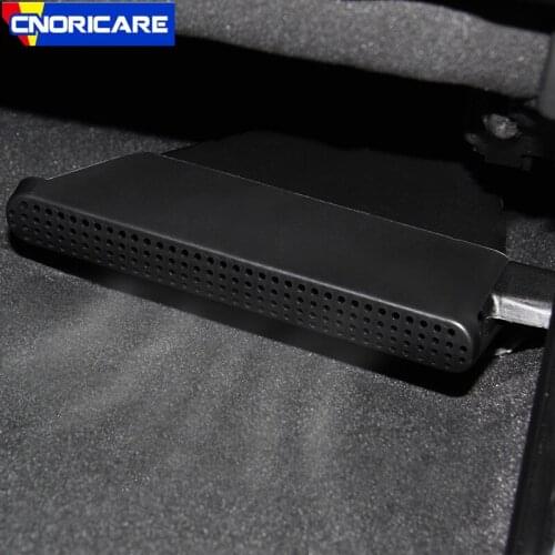 Car Styling Rear Seat Air Conditioning Outlet Protective Cover Decoration Sticker Trim For Volvo XC60 2018 Interior Accessories