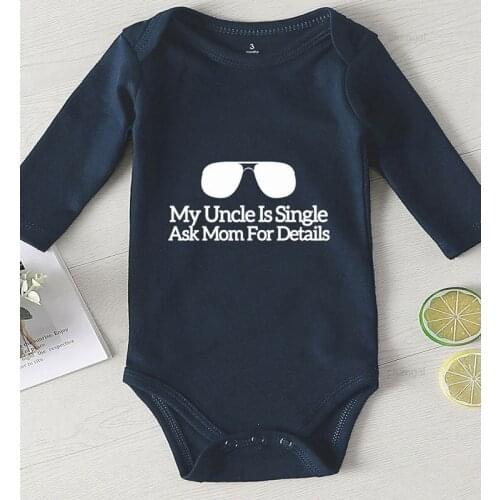 Baby Winter Clothes Infant Girls Outfits Printing Mom Uncle Toddler Shower Gifts Newborn Girl Fall Costume Jumpsuit Kids Autumn