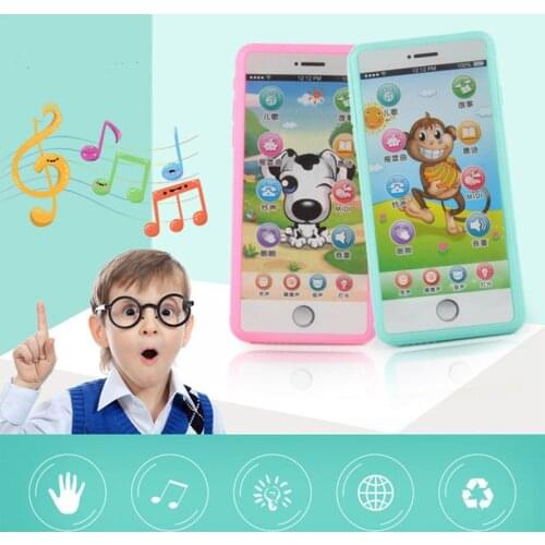 Baby Multi-function Simulated Mobile Phone Toys Educational Learning Machine Toys Kids Music Puzzle Early Education Machine Gift