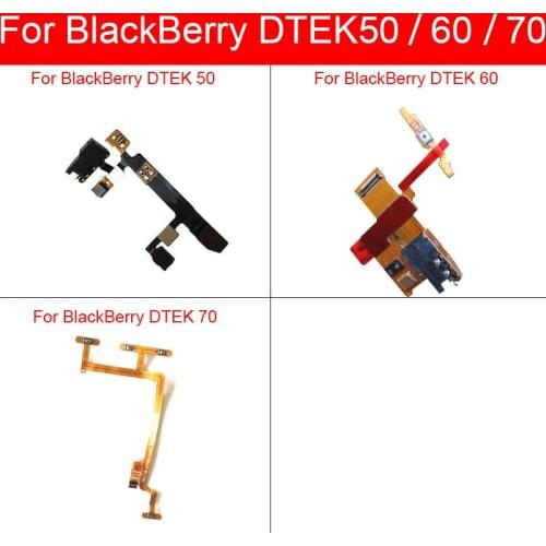 Power Volume Flex Cable With Audio Jack Headphone For BlackBerry Keyone DTEK50 DTEK60 DTEK70 DTEK 50 60 70 Replacement Parts
