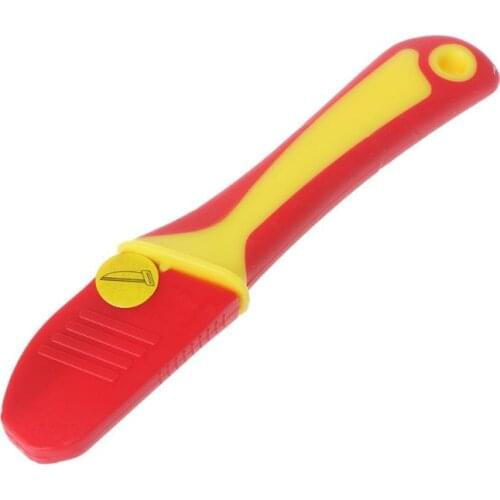 Hot Electrician Knife Cutting Off Tool Repairing Tool Hook Knife Plastic Handle Drop Ship