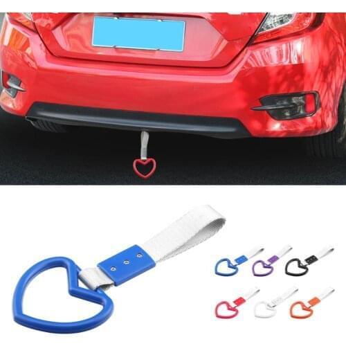 Tsurikawa Ring Heart JDM Train Bus Handle Hand tow Strap Drift Charm Strap Drift Auto Accessories Universal Racing Car Styling