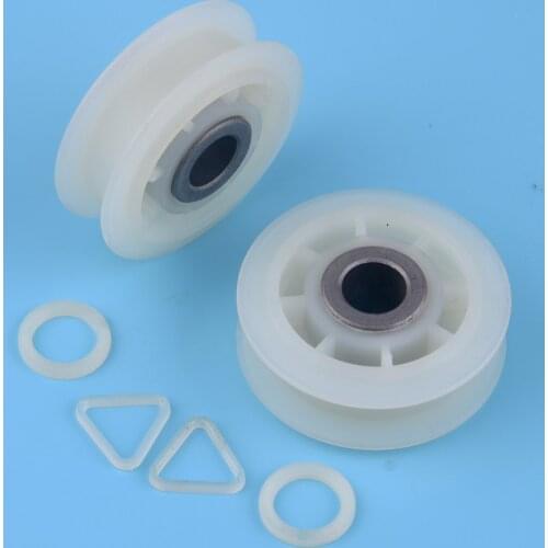 LETAOSK 2pcs Replacement Idler Pulley Roller Dryer Wheel Repair Kit Replace Fit for Whirlpool PS334244 Sears AP3094197 279640