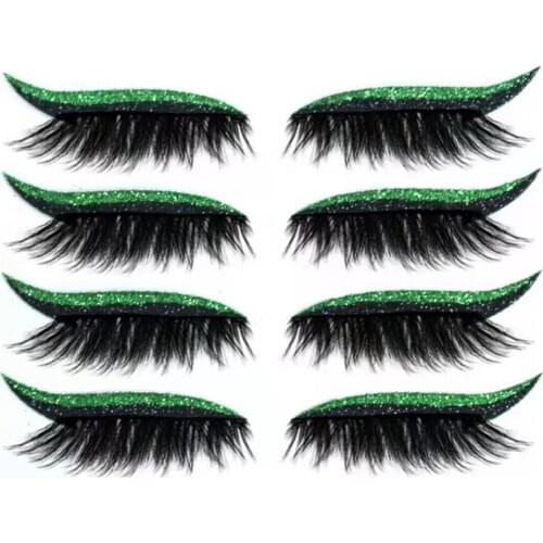 Reusable Eyeliner Stickers Eyelash Stickers Potable Waterproof For Female Masquerade Birthday Parties Tools Dropshipping