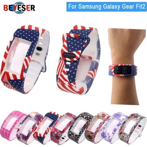 Fashion For Samsung Galaxy Gear Fit2 Pro Strap Sport Silicone Wristband Bracelet Strap for Samsung Gear Fit 2 SM-R360 watchband