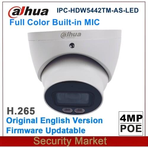 Wholesale dahua Original IPC-HDBW4631R-S 6MP IP Camera IK10 IP67 IR POE SD slot cctv camera DH-IPC-HDBW4631R-S