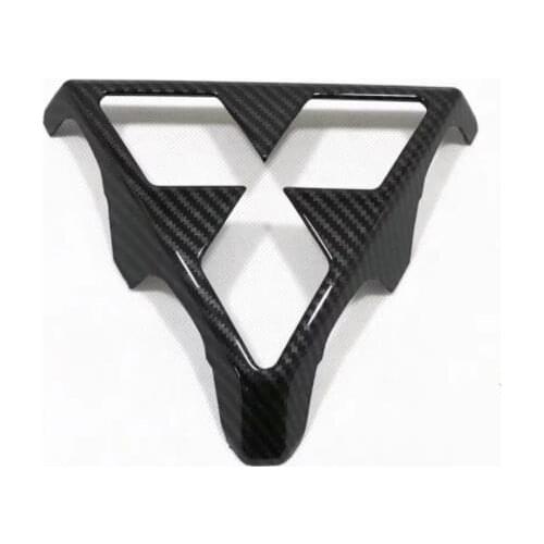 For Mitsubishi Eclipse Cross 2018 2019 Car Front Grill Centre Logo Frame Central Panel Sequin Cover Trim Sticker Car Accessories