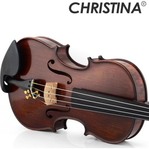 Christina EU4000B Master Violin 4/4 Made in Europe Maple Flamed Professional Italy Handmade violin with fiddle case bow rosin