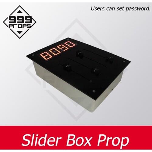 Slider Box Prop Room escape adjust all 4 sliders to right position to unlock adventurer games 999PROPS