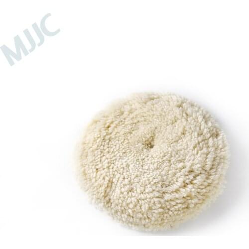 MJJC Car Care Wool Buffing Pad removes oxidized paint and scratches