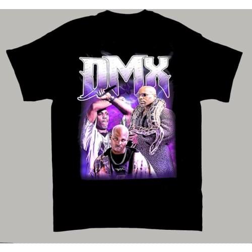 VTG Dark Man X_Dmx Get At Me Hip Hop Vintage 90s DMX Shirt Vigil For DMX Best Rapper Ever Shirt Black Shirt