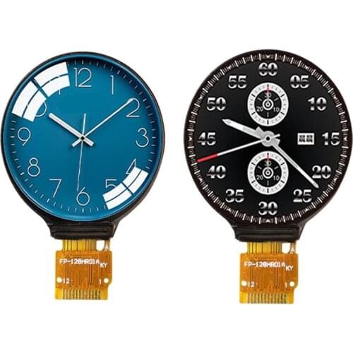 SPI IPS 1.28 inch DIY TFT LCD display 4 Wire screen GCA01 drive IC 240xRGBx240 full color adapter FPC PCB board 8 pin Module