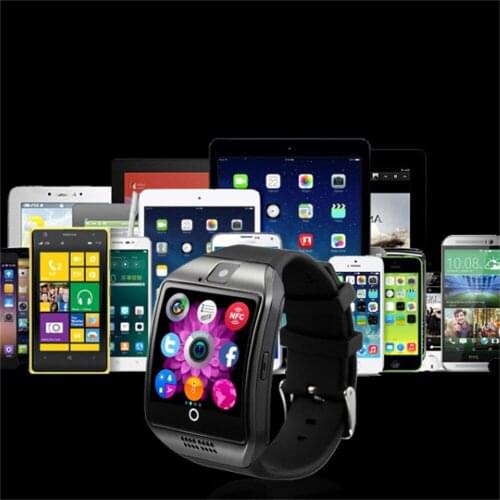 2021 Q18 Bluetoth Smart Watch GSM Camera TF Card Phone Wrist Watch for Android Digital Smart sport watch electronic wristwatch