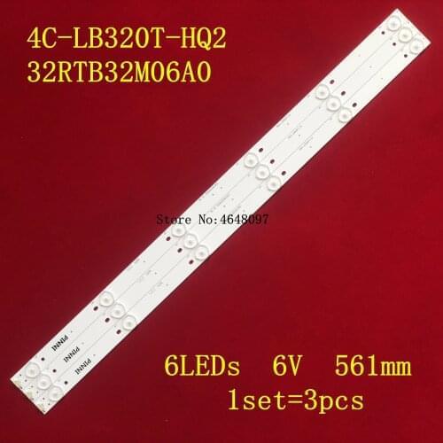 5kit=15pcs LED Backlight strip6 Lamp For Philco PH32F33G TOSHIBA DL3261(A)W M3202BA-R3A0D 4C-LB320T-HQ2 32RTB32M06A0