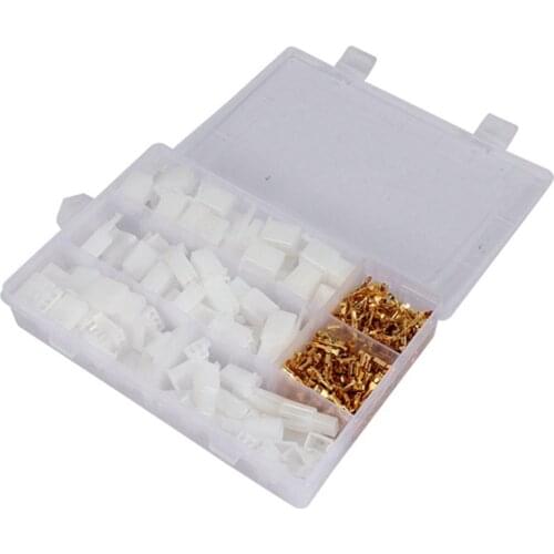 Automotive Wire Connector Male and Female Cable Terminal Plug Kit 380 Pieces 2.8 mm 2 3 4 6 Pin