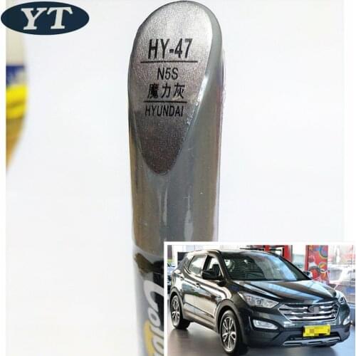 Car scratch repair pen, auto paint pen GRAY color for Hyundai IX35 IX25 Elantra Accent I30 Verna Tucson Sonata Santafe