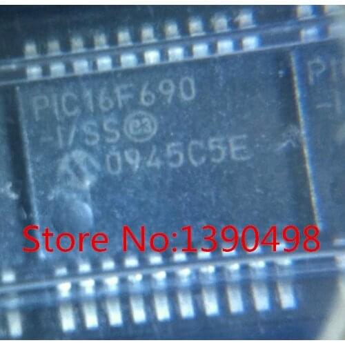 Free Shipping PIC16F690-I/SS PIC16F690 50pc/lot SSOP20 IC