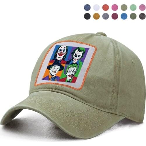 The Jokers Clown Friends Baseball Cap Dad Solid Trucker Snapback Bone Hat Woman Berets Ponytail Caps Casquette Gorras Boinas Hat