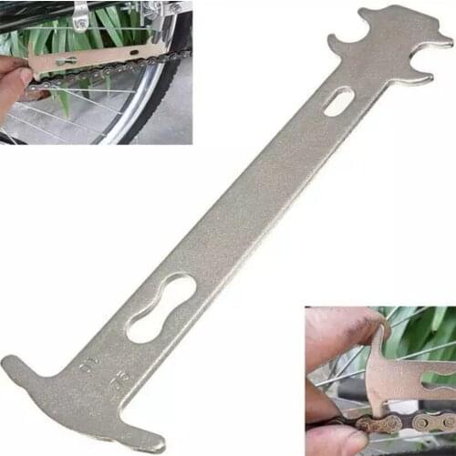 Bike Chain Wear Indicator Mountain Road Portable Bicycle Tool Bicycle Chain Checker Multi-Functional Accessories Repair Tool