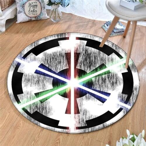 100cm Round Baby Play Mat Star Wars Carpet Living Room Floor Mat In The Room Carpet Washable Kid Bedroom Rug