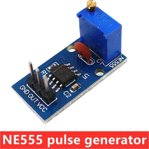NE555 pulse frequency duty cycle adjustable module square wave rectangular wave signal generator stepper motor drive
