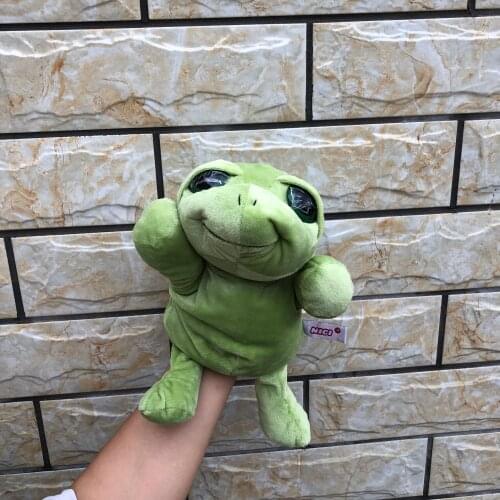 30cm Hot Sale Educational Toys Animal Hand Puppet Cartoon Shark Frog Wolf Cat Duck Sea Turtle Eagle Dolphin Plush Doll Baby Toys