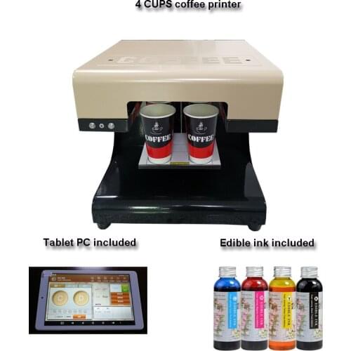 Latte cappuccino selfie latte art edible ink coffee printer printing machine