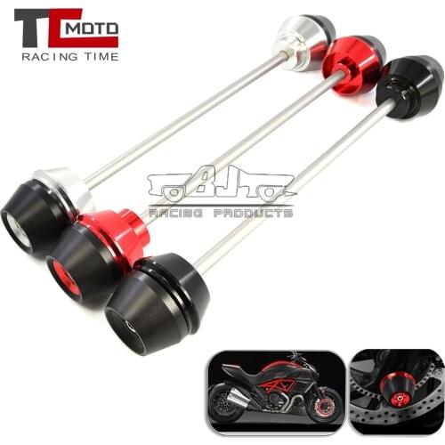 Front Axle Fork Crash Slider for DUCATI Diavel DIAVEL 2011 2012 2013 2014 2015 Motorcycle Wheel Falling Protector