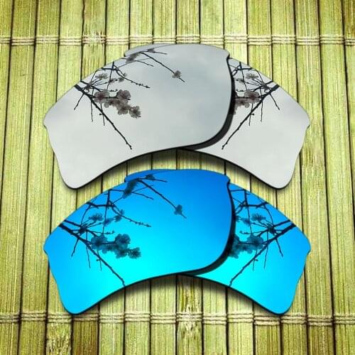 Polarized Replacement Lense For-Oakley Quarter jacket Sunglasses Frame - Chrome & Blue Combine Options