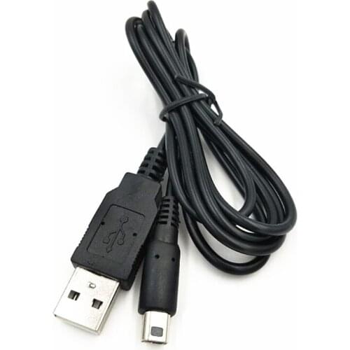 1.2m USB Charger Cable Charging Data Sync Cord Line For Nintendo DSi NDSI 3DS 2DS XL/LL Game Power Adapter Wire 100pcs/lot