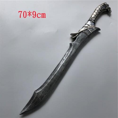 High Quality Costume Party Props Plastic Sword Toy Pirates Sword Foam Sword Simulation Pirates Sword Kid Cosplay Supplies 70cm