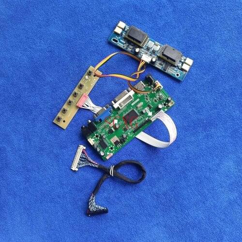 LCD display DVI VGA HDMI-compatible LVDS 30 Pin Fit QD19EL01/NA19020/PM190SX/TM190SX 4CCFL 1280*1024 MNT68676 drive card DIY Kit